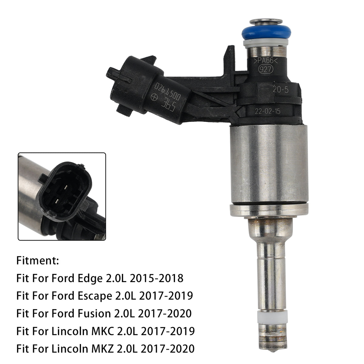 2017-2019 Lincoln MKC 2.0L 1Pcs Fuel Injector FB5E9F593AB FB5Z9F593B Generic