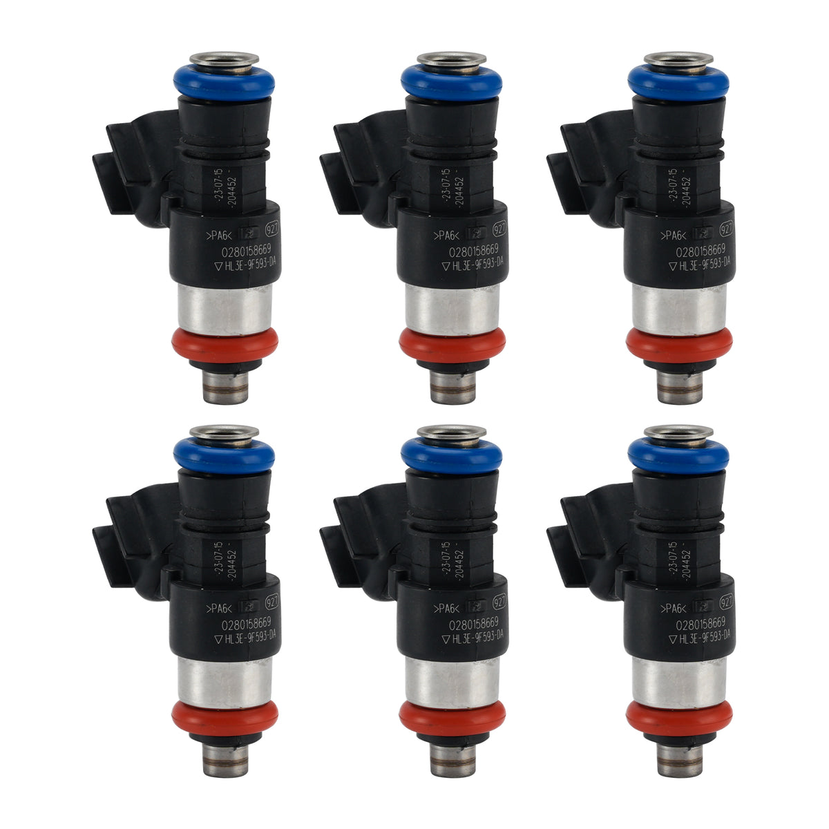 2018-2021 Ford Expedition 3.5 V6 VIN T 6Pcs Fuel Injector 0280158669 FJ1491 Generic