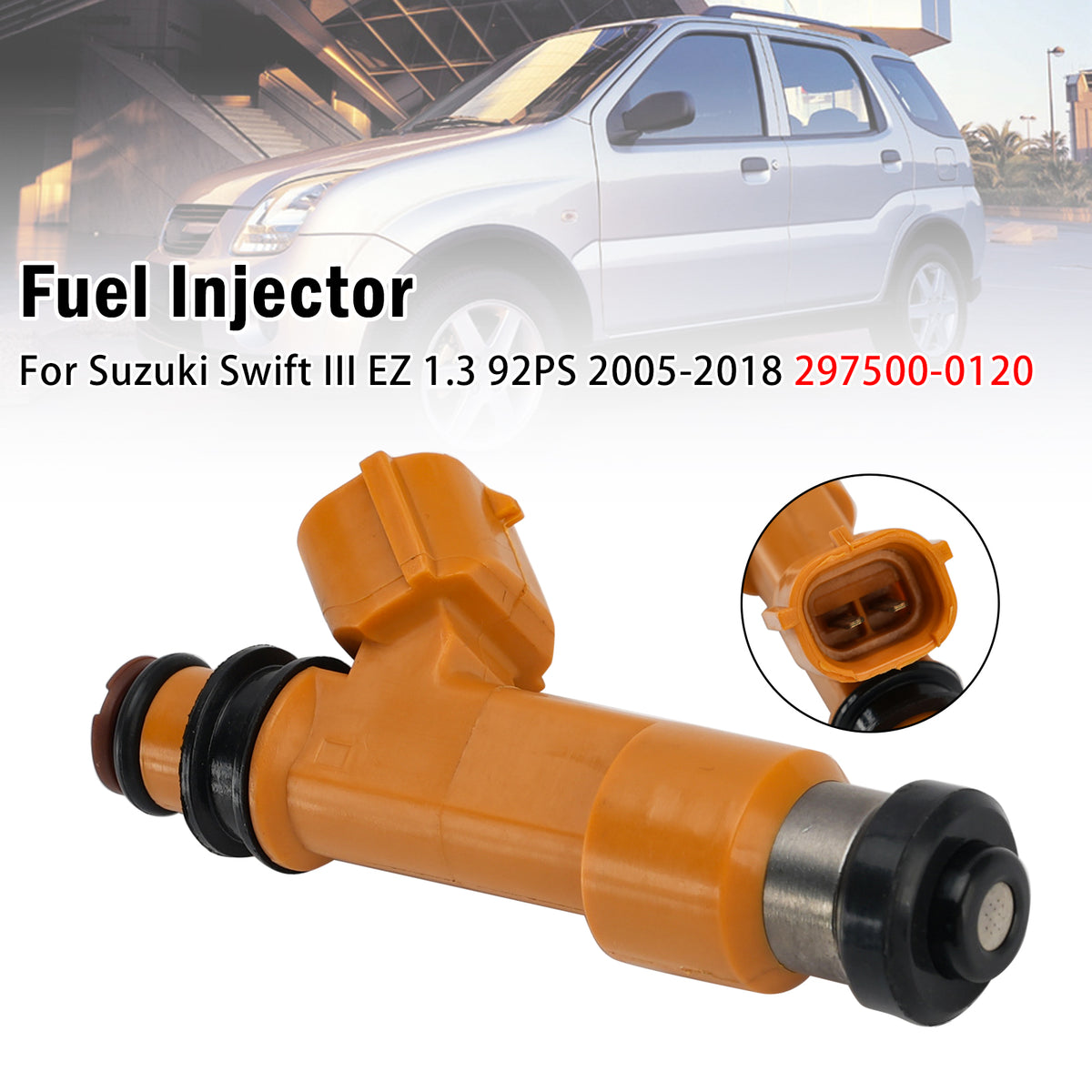 2001-2018 Suzuki Jimny FJ 1.3 16V 4WD 82PS 1Pcs Fuel Injector 297500-0120 Generic