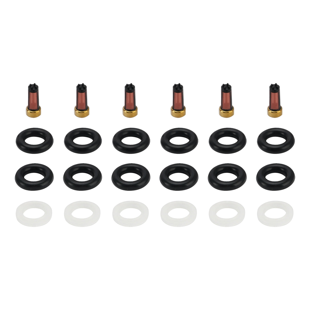 2000-2007 Ford Mondeo Mk III 2.5 V6 24V LCBD 170HP Fuel Injector Seal O-Ring 0280150158 0280155911 0280155885 Generic