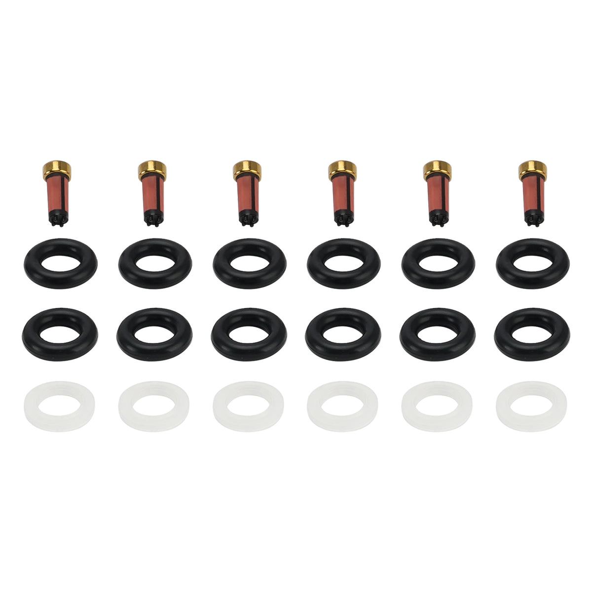 2000-2007 Ford Mondeo Mk III 2.5 V6 24V LCBD 170HP Fuel Injector Seal O-Ring 0280150158 0280155911 0280155885 Generic