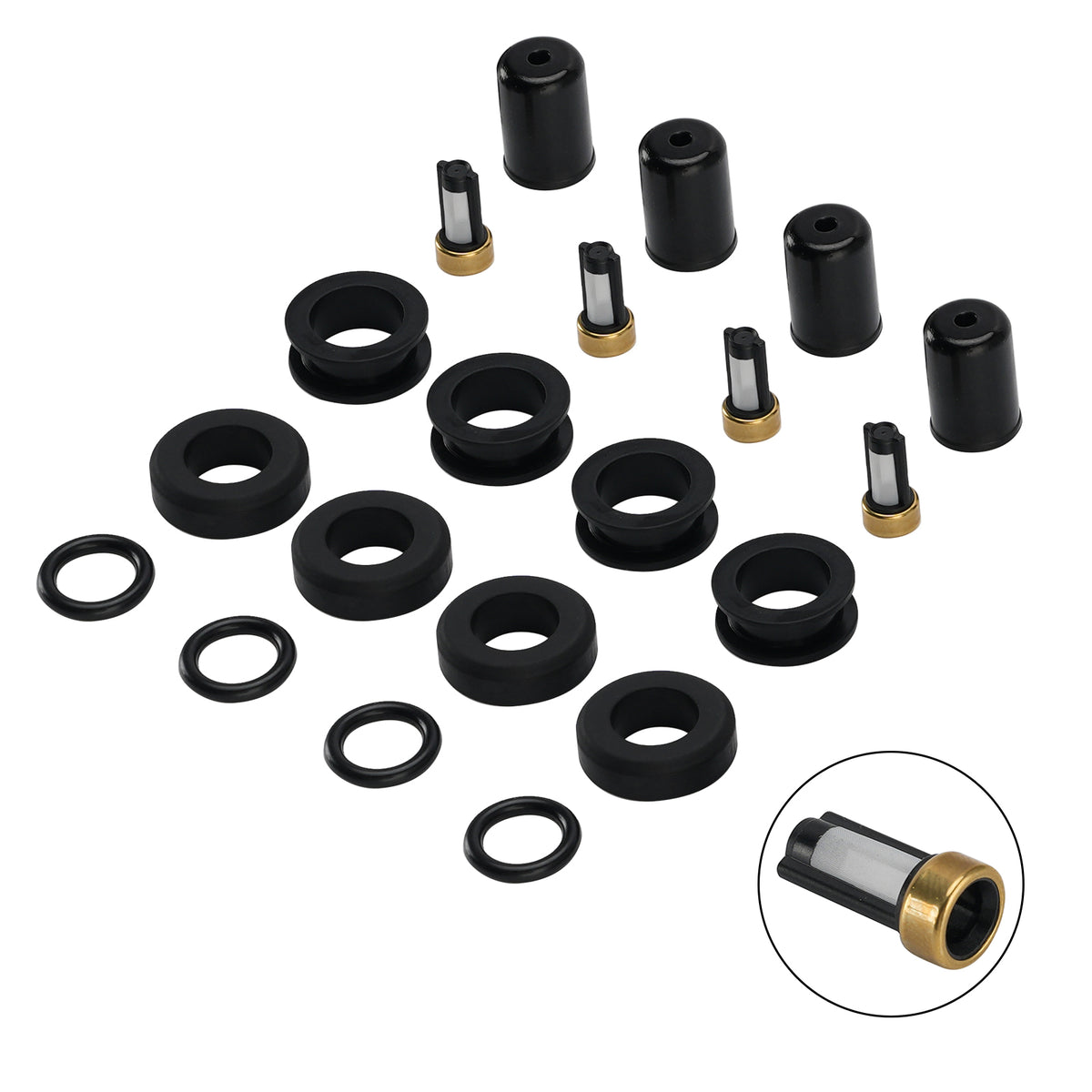 1983-1985 Toyota Celica 2.4L I4 Fuel Injector Seal O-Ring 23250-45011 Generic
