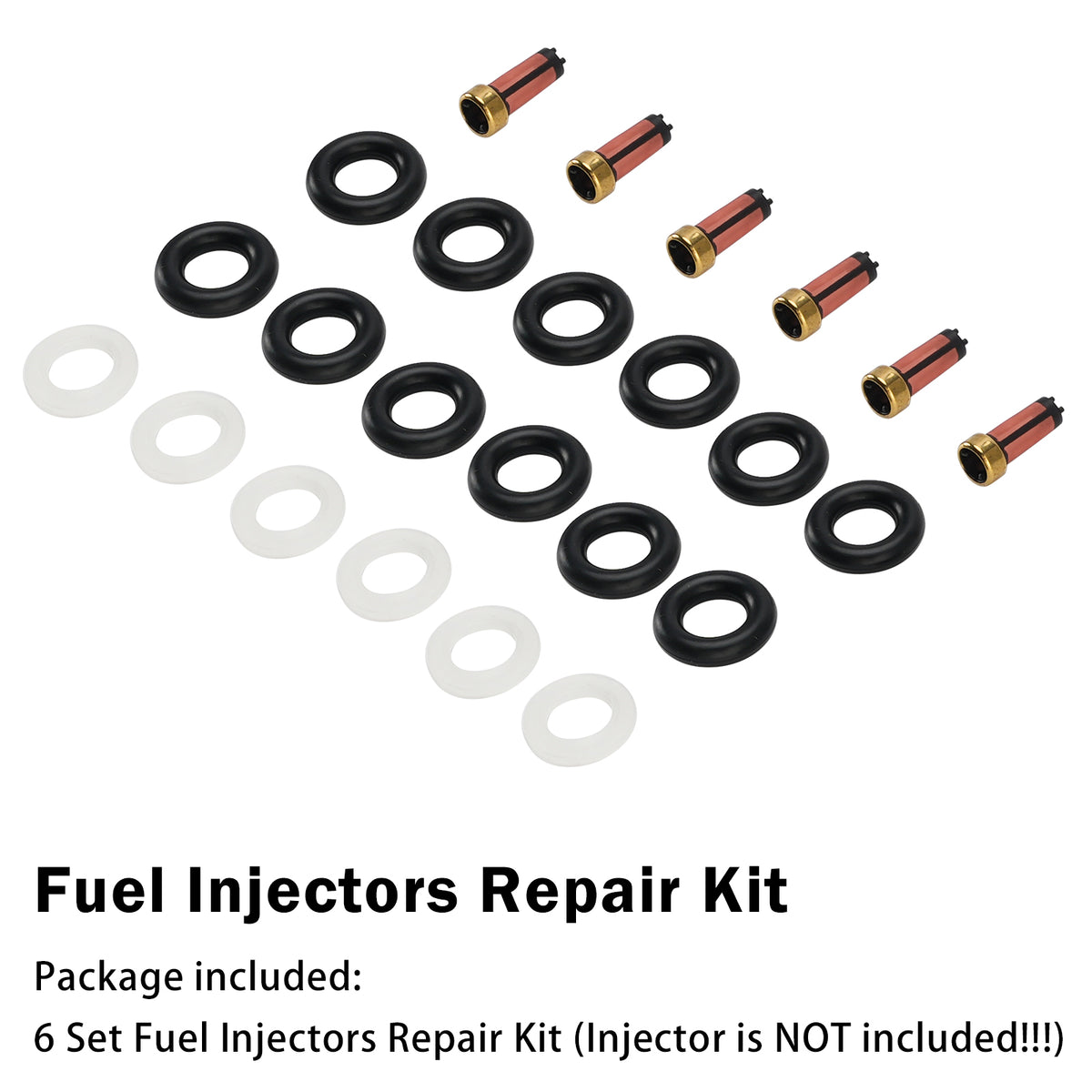 2000-2007 Ford Mondeo Mk III 2.5 V6 24V LCBD 170HP Fuel Injector Seal O-Ring 0280150158 0280155911 0280155885 Generic
