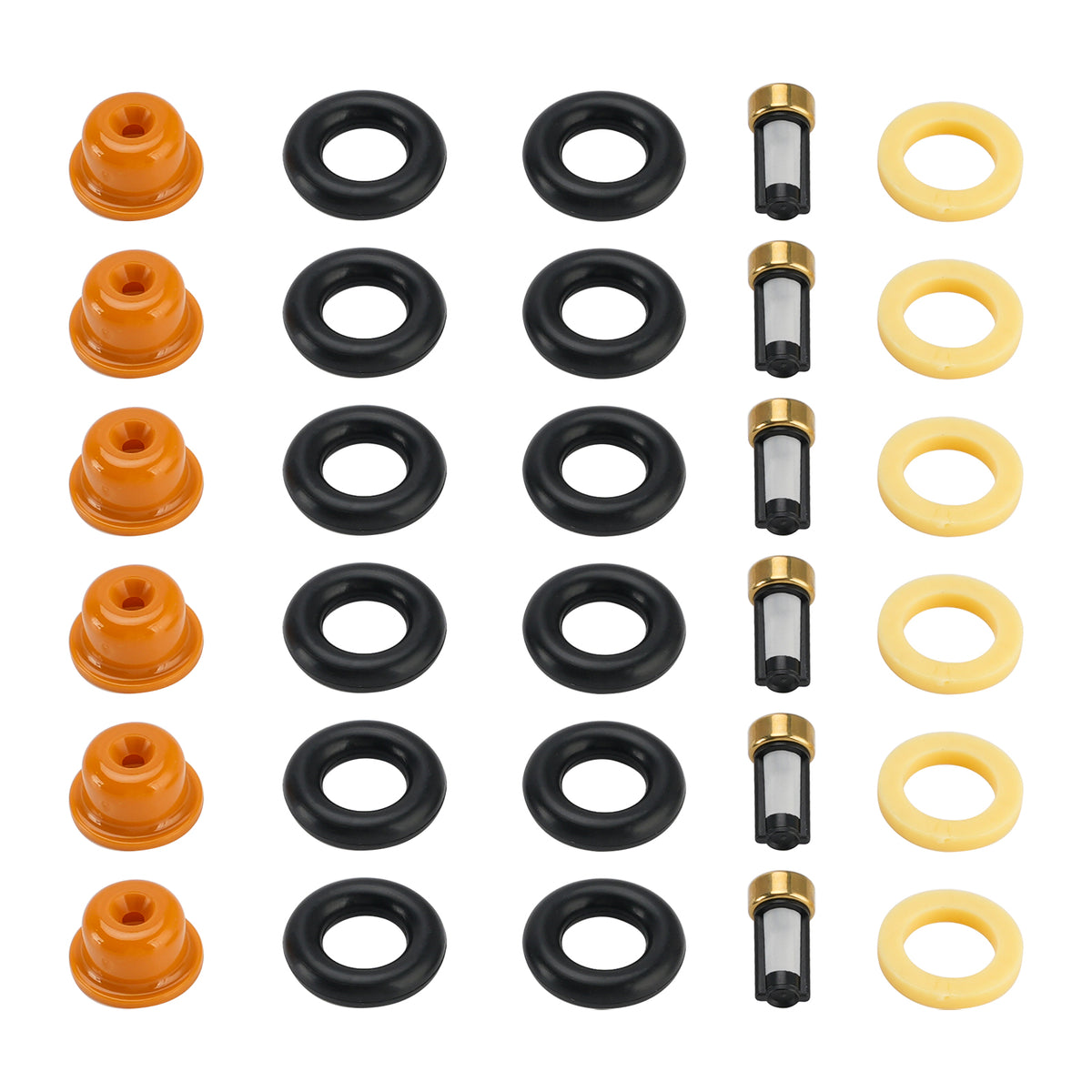 1984-1988 Porsche 911 3.2 Carrera 231PS 170KW AUS CH S Fuel Injector Seal O-Ring 0280150158 Generic