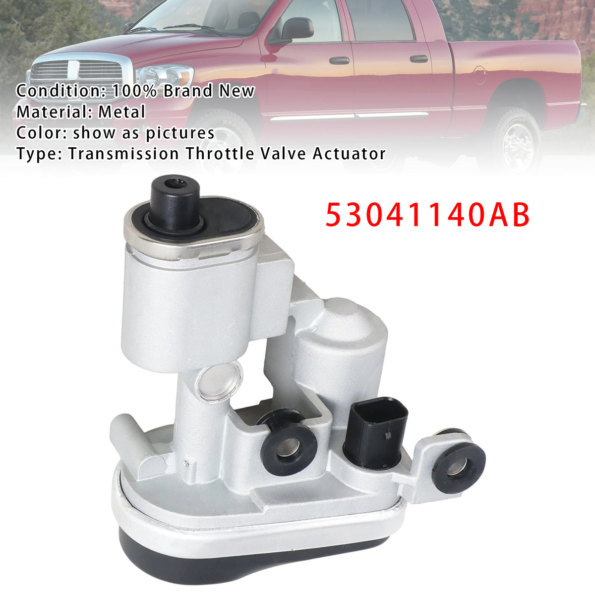 2003-2009 Dodge Ram 2500 l6 5.9L TTVA Transmission Throttle Valve Actuator 53041140AB IC8716130101 Generic
