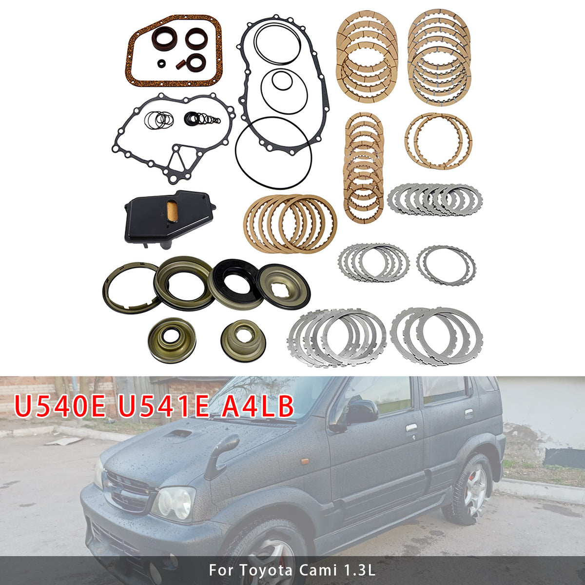 Toyota Rush 1.5L Transmission Rebuild Master Overhaul Kit U540E A4LB Generic