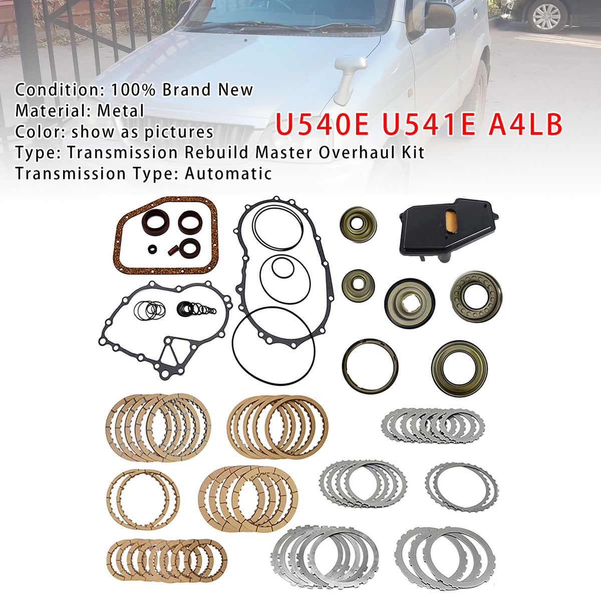 Daihatsu Terios 1.3L Transmission Rebuild Master Overhaul Kit U540E A4LB Generic