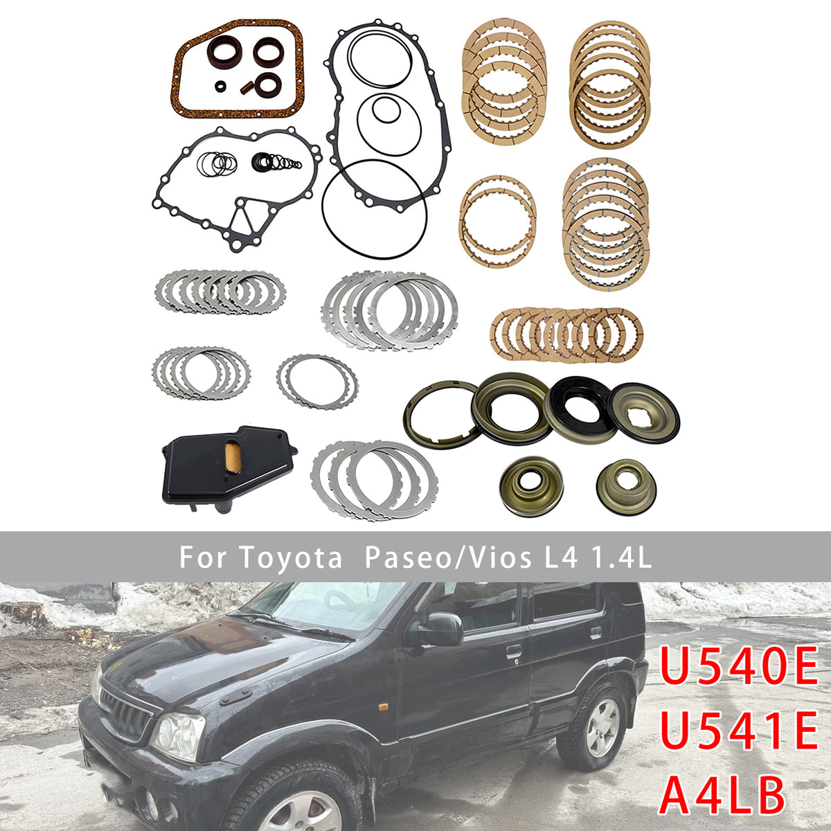 Daihatsu Terios 1.3L Transmission Rebuild Master Overhaul Kit U540E A4LB Generic