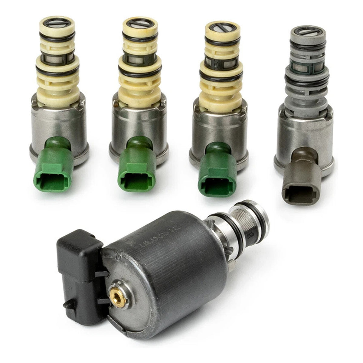 2004- GM & BMW models with the 5L40E Model Automatic Transmission 5x Transmission Solenoids 8683187 96022804 Generic