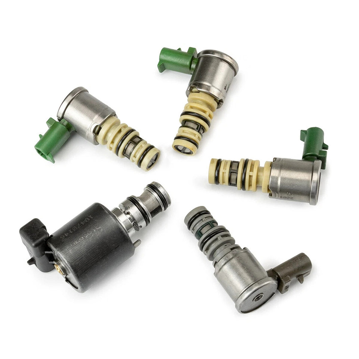 2004- GM & BMW models with the 5L40E Model Automatic Transmission 5x Transmission Solenoids 8683187 96022804 Generic