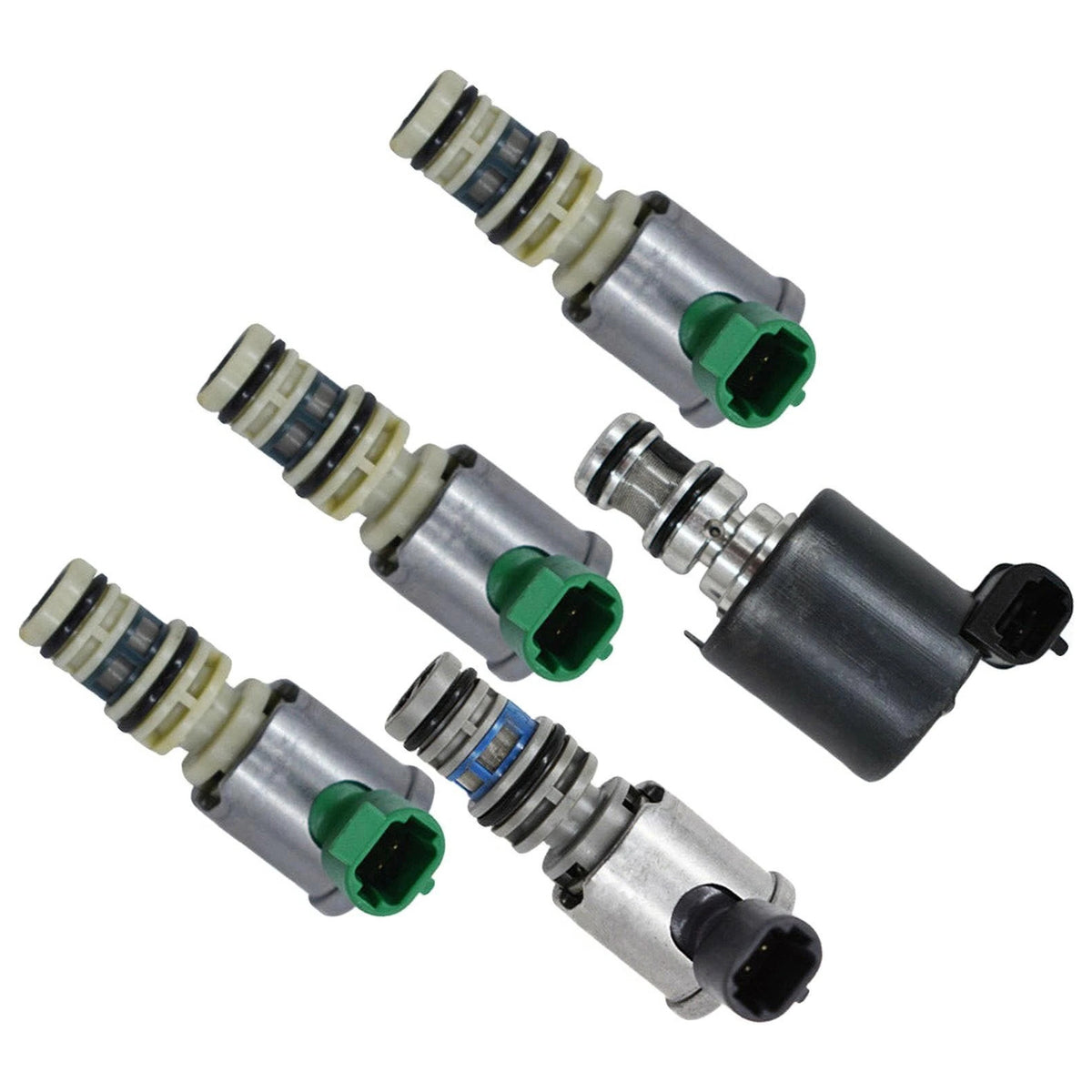 2004- GM & BMW models with the 5L40E Model Automatic Transmission 5x Transmission Solenoids 8683187 96022804 Generic