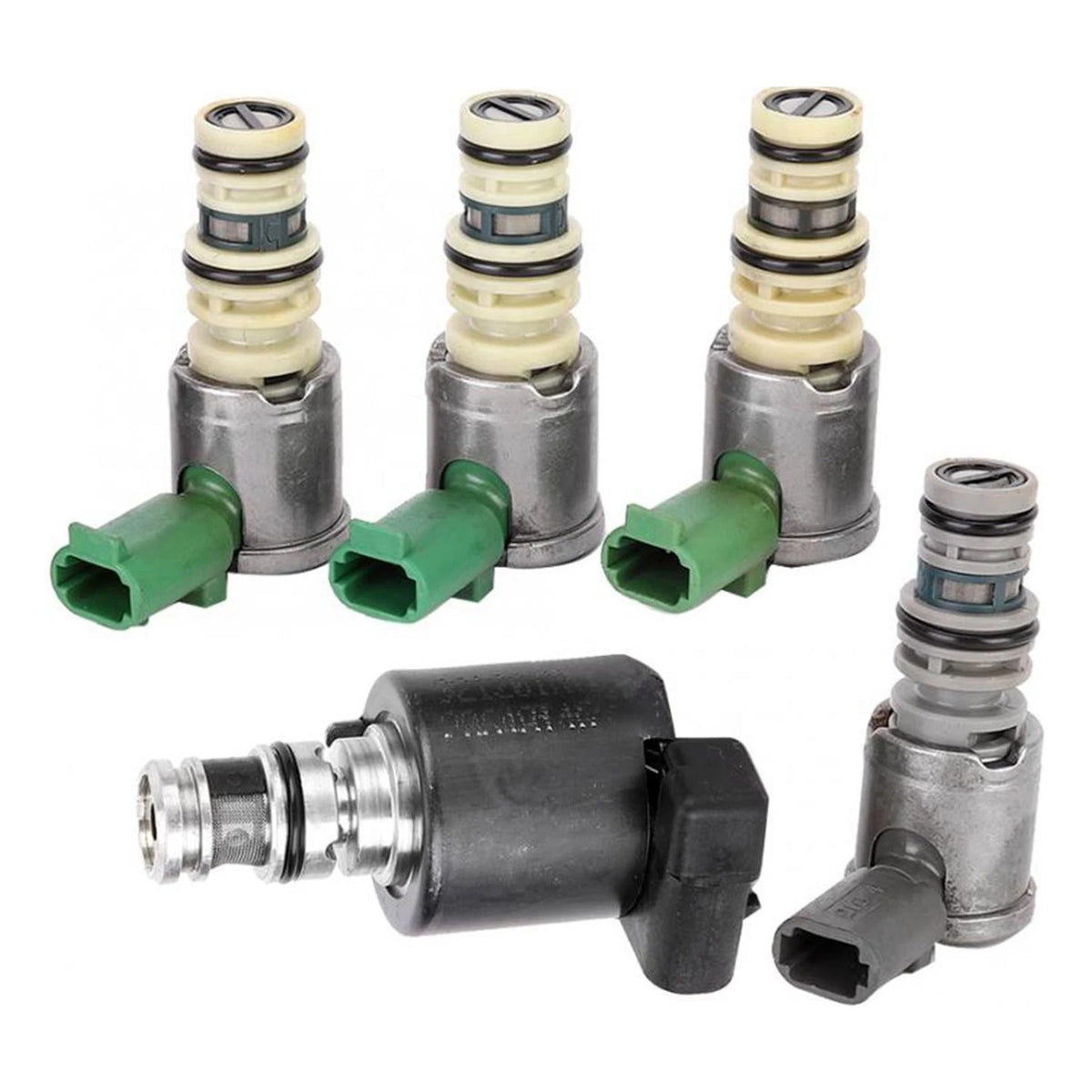 2004- GM & BMW models with the 5L40E Model Automatic Transmission 5x Transmission Solenoids 8683187 96022804 Generic