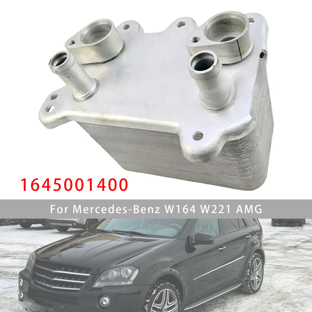 Mercedes-Benz W164 W221 AMG Auto Oil Radiator 1645001400 Generic