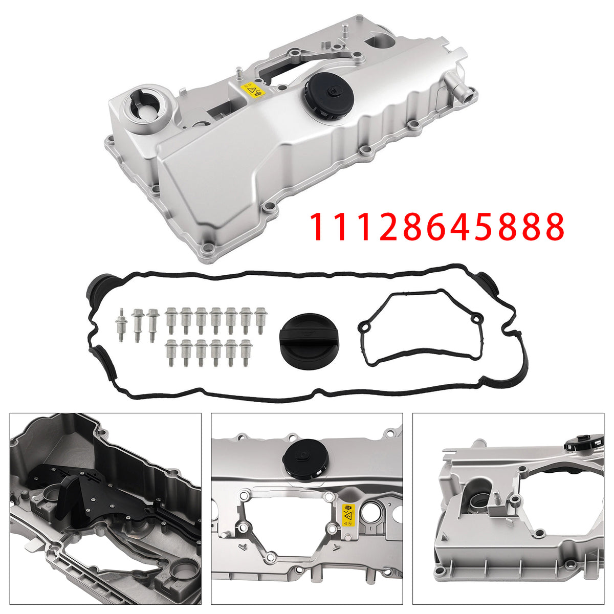 BMW E90 E91 E92 E93 318i 320i Engine Valve Cover W Gasket 11128645888 11127553171 Generic
