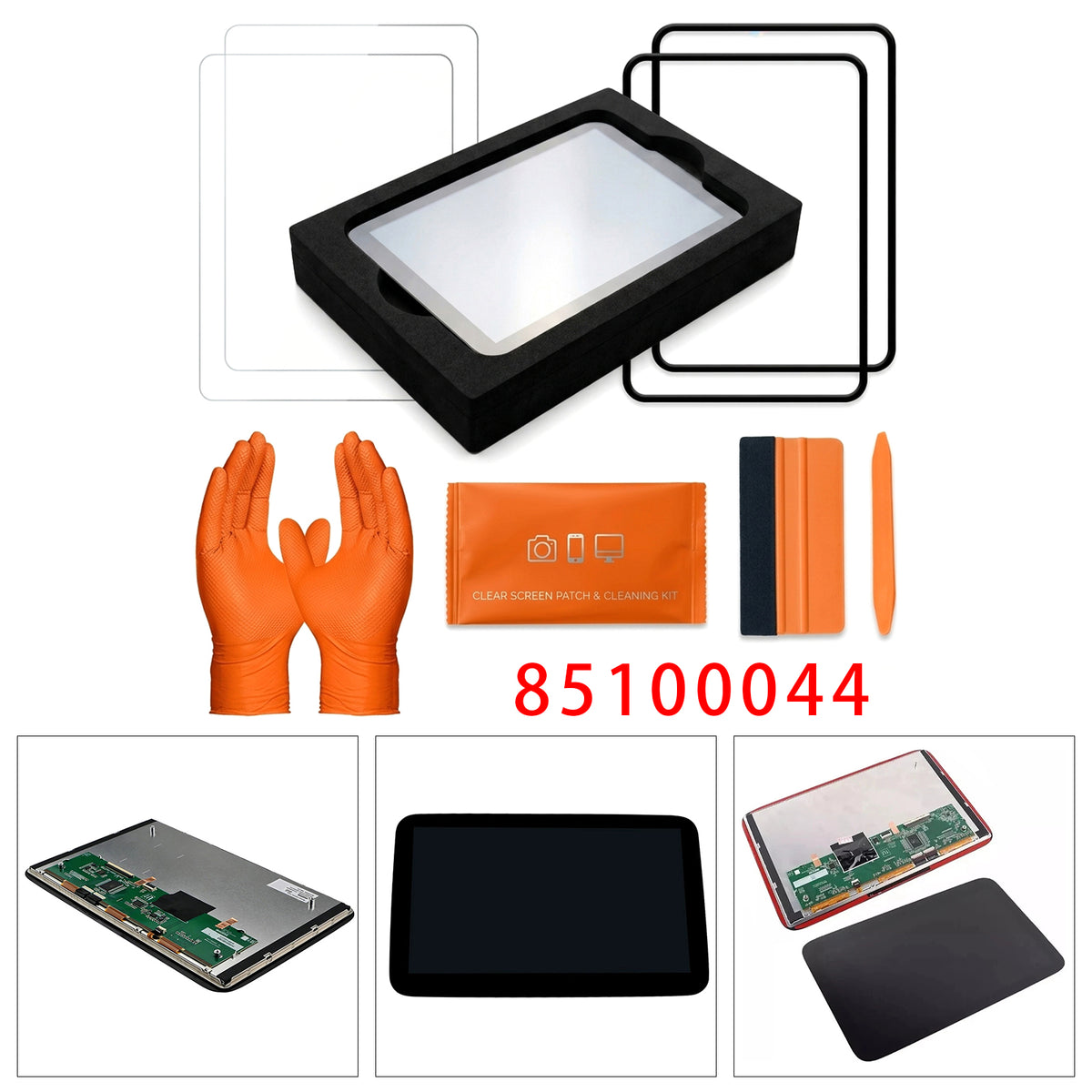2021-2023 GMC Yukon Rear Seat Screen 12.6" LCD & Protect Cover Kit 85100043 84981266 Generic