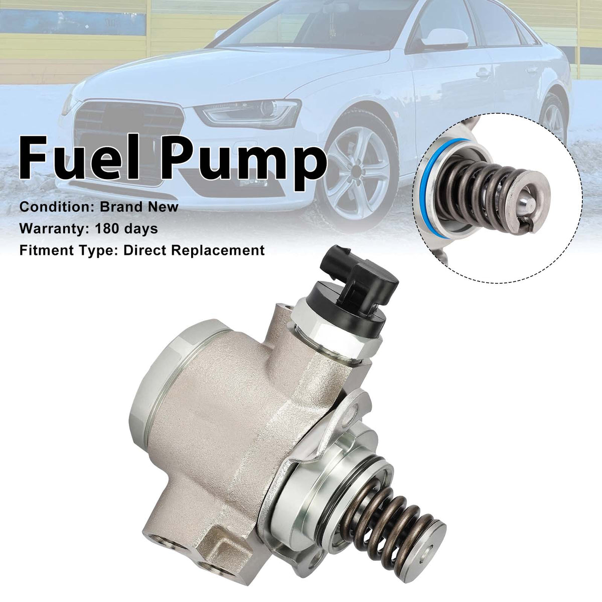 2011-2017 Audi A7 3.0 TFSI High Pressure Fuel Pump 07L127026AB Generic