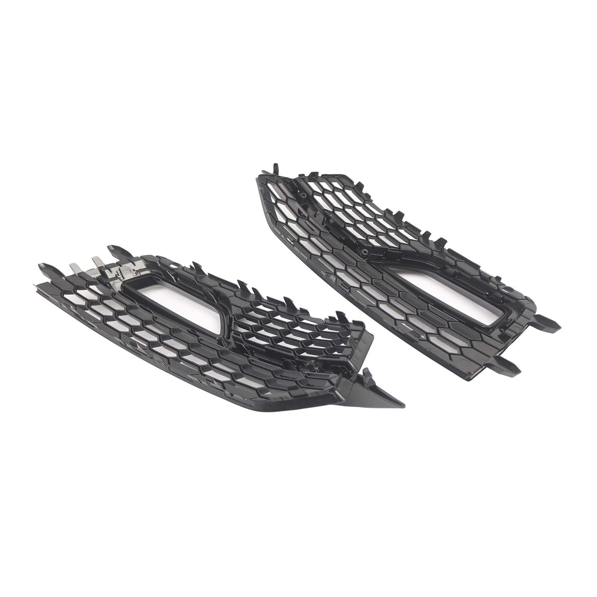2008-2016 Audi S5 Coupe Sportback (Black Edition Plus) Black Front Fog Lamp Grill 8T0807681P01C 8T0807682P01C Generic