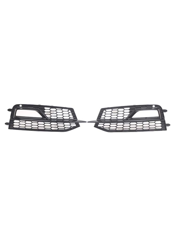 2010-2017 Audi A5 Cabriolet (Black Edition Plus) Black Front Fog Lamp Grill 8T0807681P01C 8T0807682P01C Generic