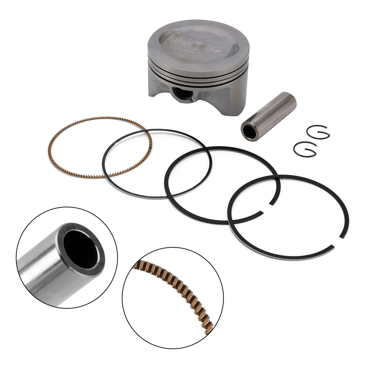 2004-2007 Yamaha XG250 Tricker Piston Ring Rebuild Kit 74Mm 3C5-11631-00-A0 5XT-11631-00 Generic