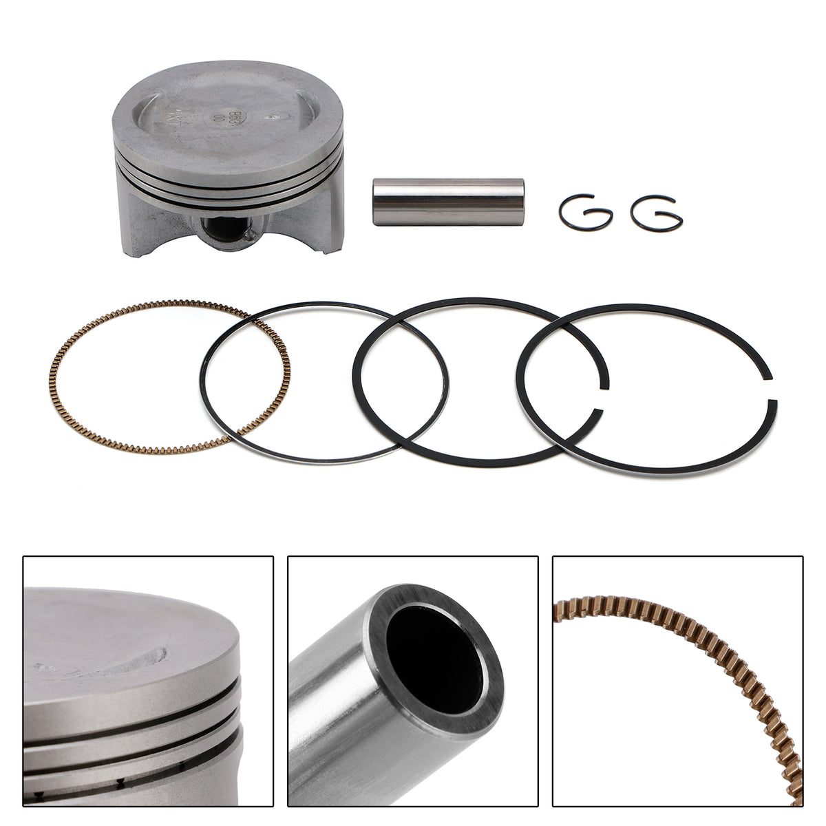 2004-2007 Yamaha XG250 Tricker Piston Ring Rebuild Kit 74Mm 3C5-11631-00-A0 5XT-11631-00 Generic