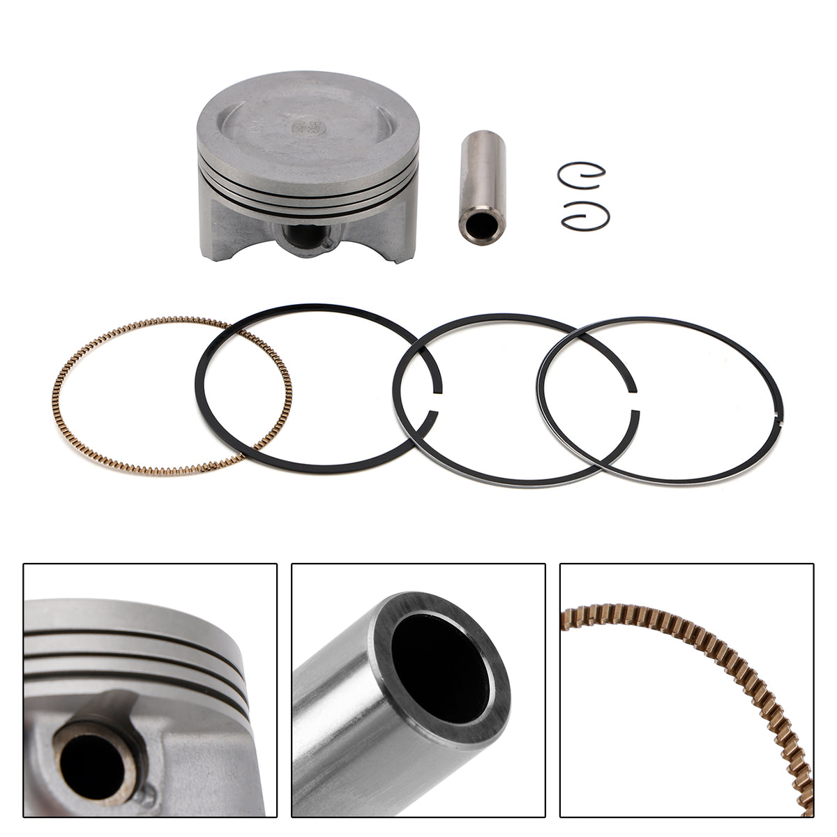 2004-2007 Yamaha XG250 Tricker Piston Ring Rebuild Kit 74.25Mm 4XV-11603-00 5XT-11631-00 Generic