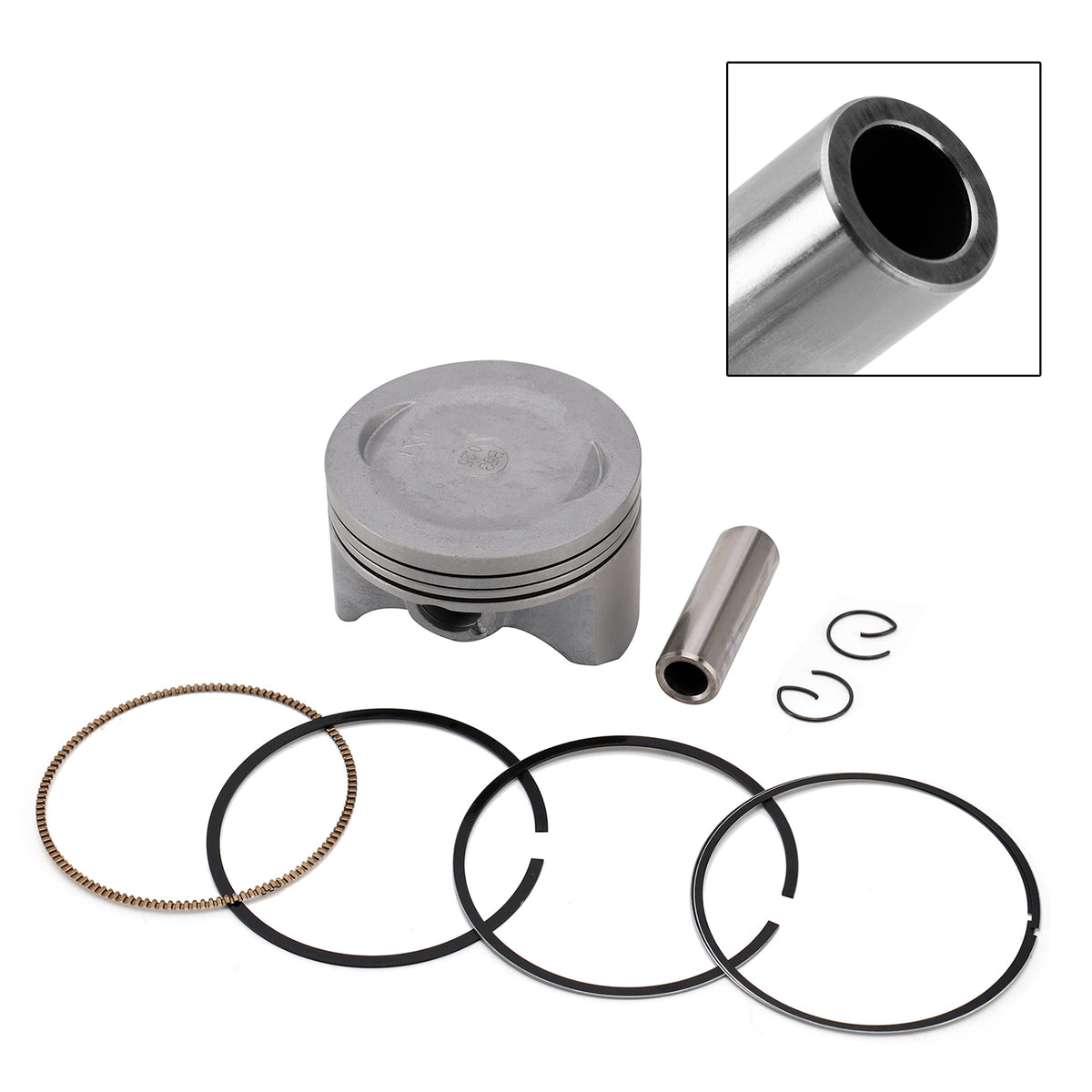 2004-2007 Yamaha XG250 Tricker Piston Ring Rebuild Kit 74.25Mm 4XV-11603-00 5XT-11631-00 Generic