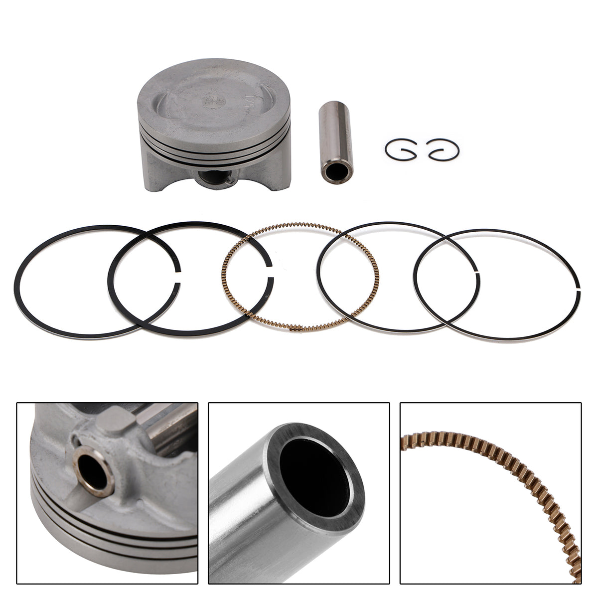 2005 Yamaha XG250S Tricker Piston Ring Rebuild Kit 74.5Mm 4XV-11603-00 3C5-11631-00-A0 Generic