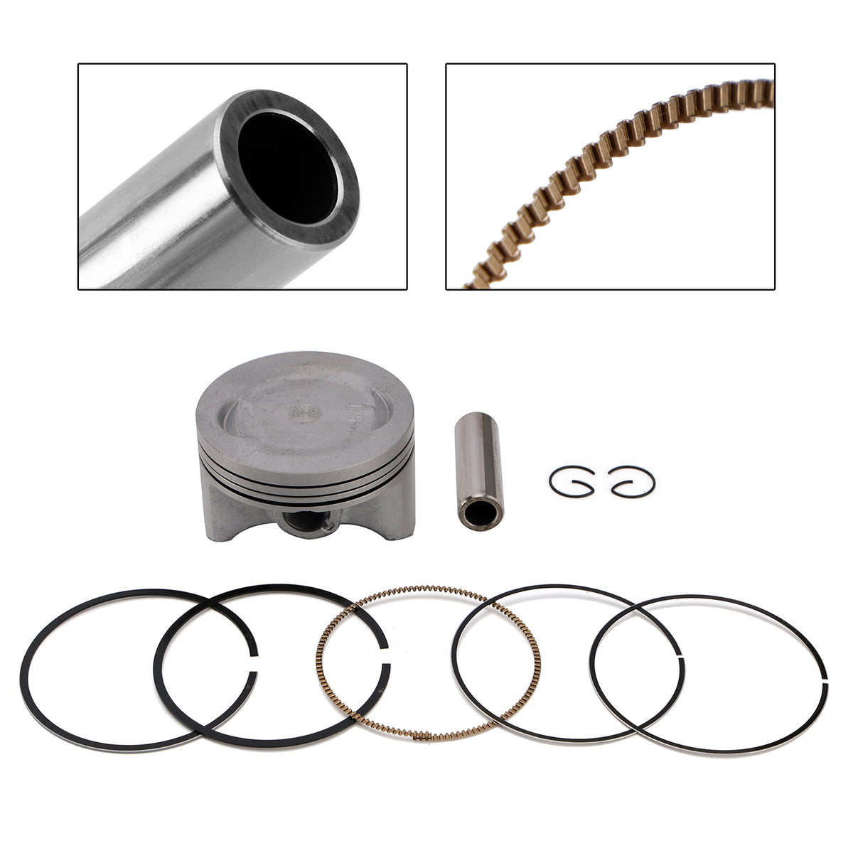 2005-2012 Yamaha XT250 Piston Ring Rebuild Kit 74.5Mm 4XV-11603-00 3C5-11631-00-A0 Generic