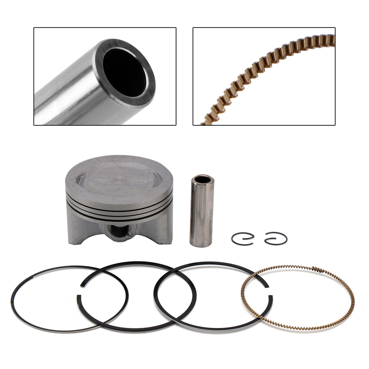 2008 Yamaha XT250S Serow Piston Ring Rebuild Kit 74.75Mm 4XV-11603-00 3C5-11631-00 Generic