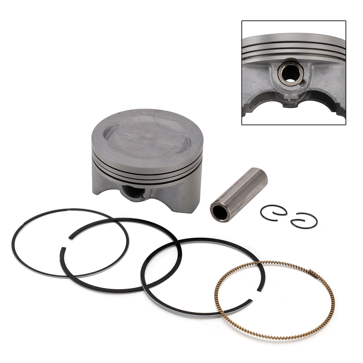2005-2011 Yamaha XT250 Serow Piston Ring Rebuild Kit 74.75Mm 4XV-11603-00 3C5-11631-00 Generic