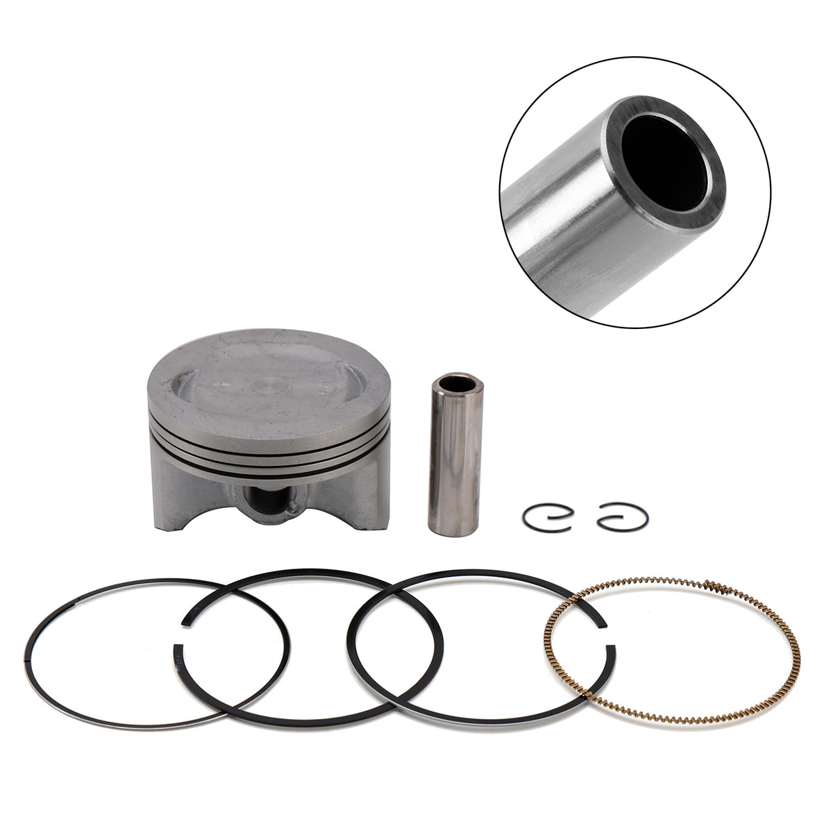 2005 Yamaha XG250S Tricker Piston Ring Rebuild Kit 74.75Mm 4XV-11603-00 3C5-11631-00 Generic