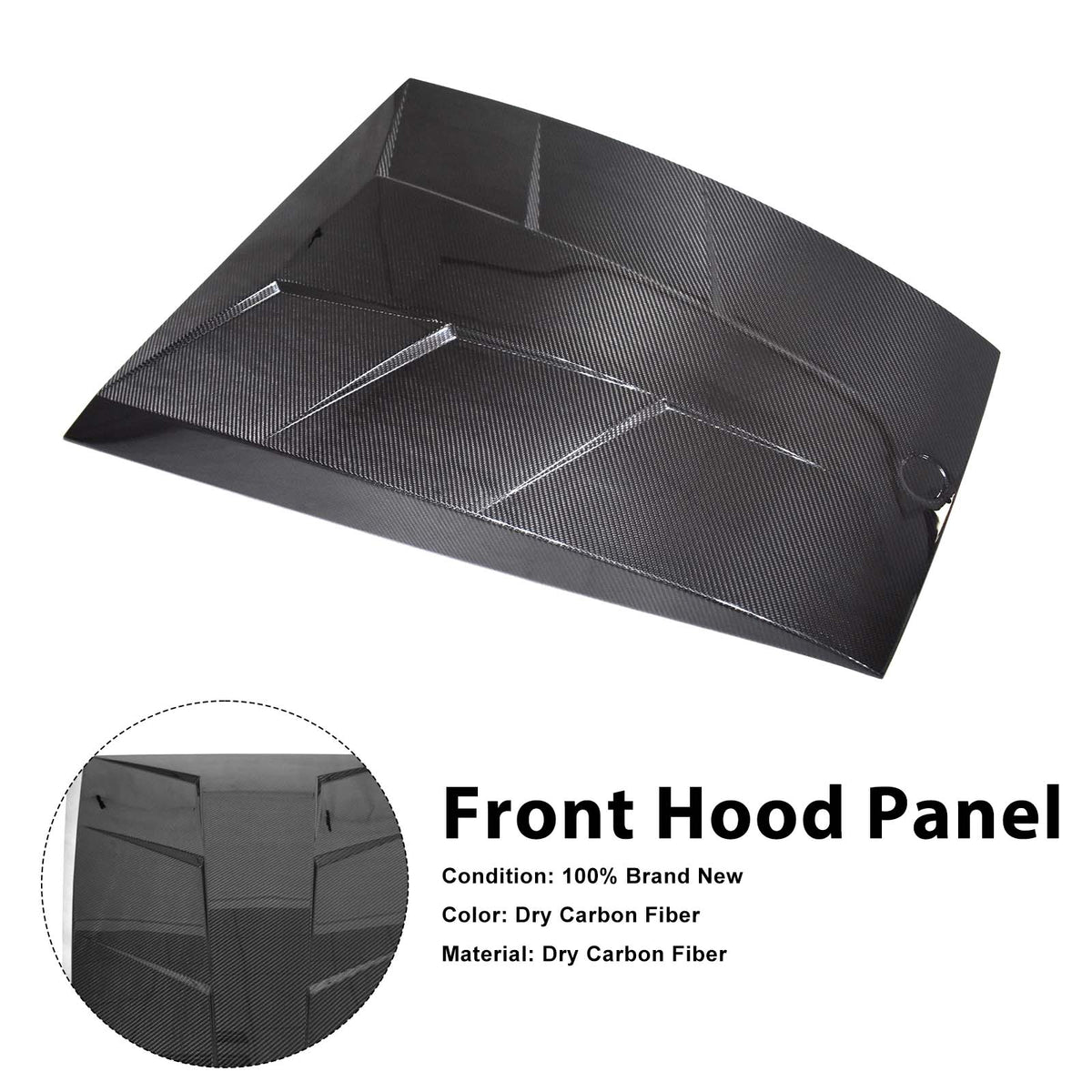 2019- Mercedes Benz G-Class W464 W465 Carbon Fiber Front Hood Panel Generic