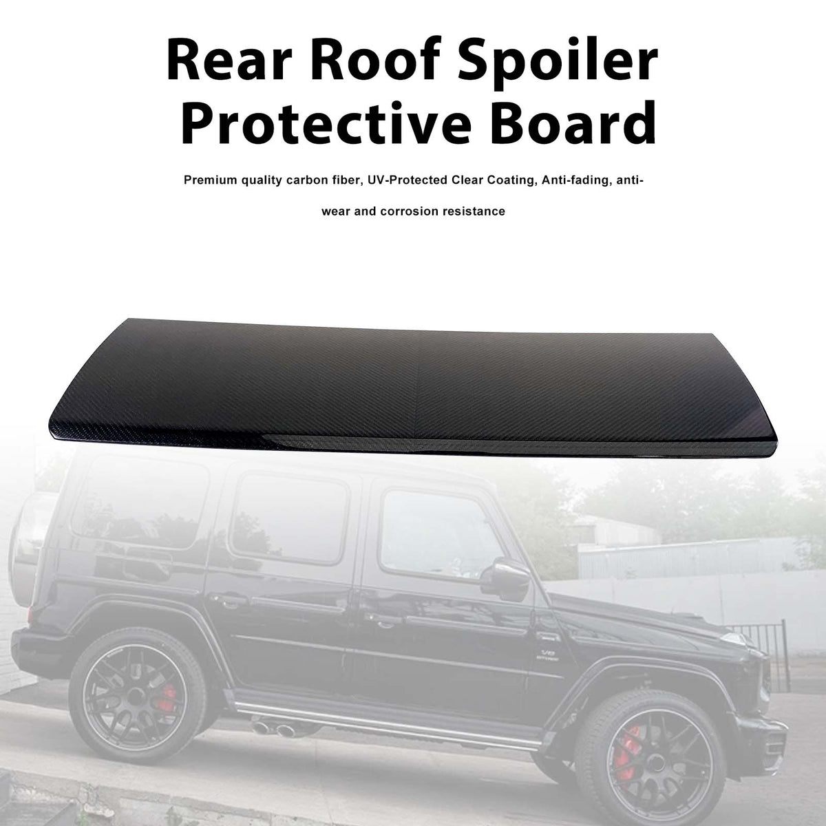 2025- Mercedes Benz G-Class W465 Carbon Fiber Rear Roof Spoiler Protective Board Generic