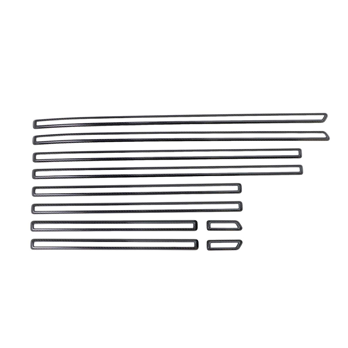 2019-2026 Mercedes Benz G-Class W464 W465 Carbon Fiber Door Body Side Molding Trim Generic