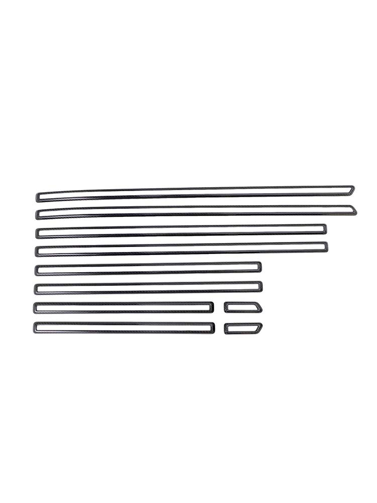 2019-2026 Mercedes Benz G-Class W464 W465 Carbon Fiber Door Body Side Molding Trim Generic