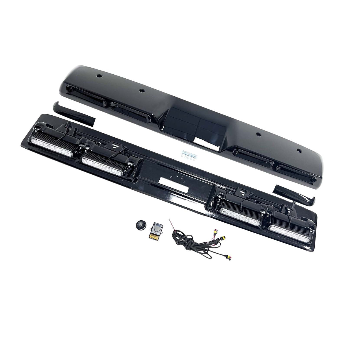 2019-2023 Mercedes Benz G-Class W464 W463A With Led Light Brabus Style Front Roof Spoiler Wing Generic