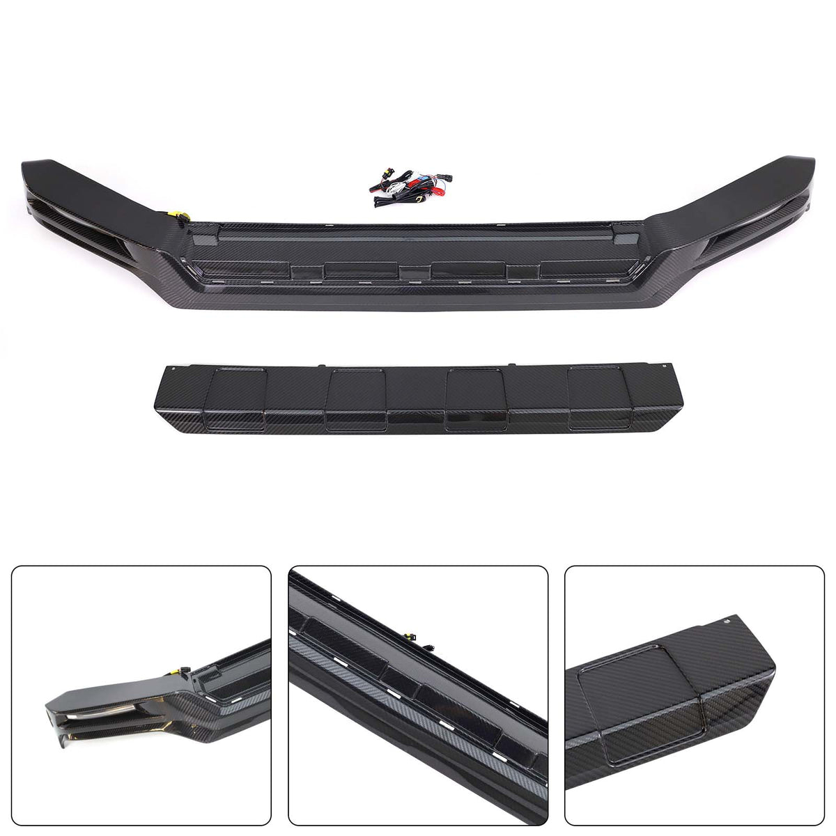 2019-2023 Mercedes Benz G-Class W464 W463A Carbon Fiber Front Bumper Lip Generic