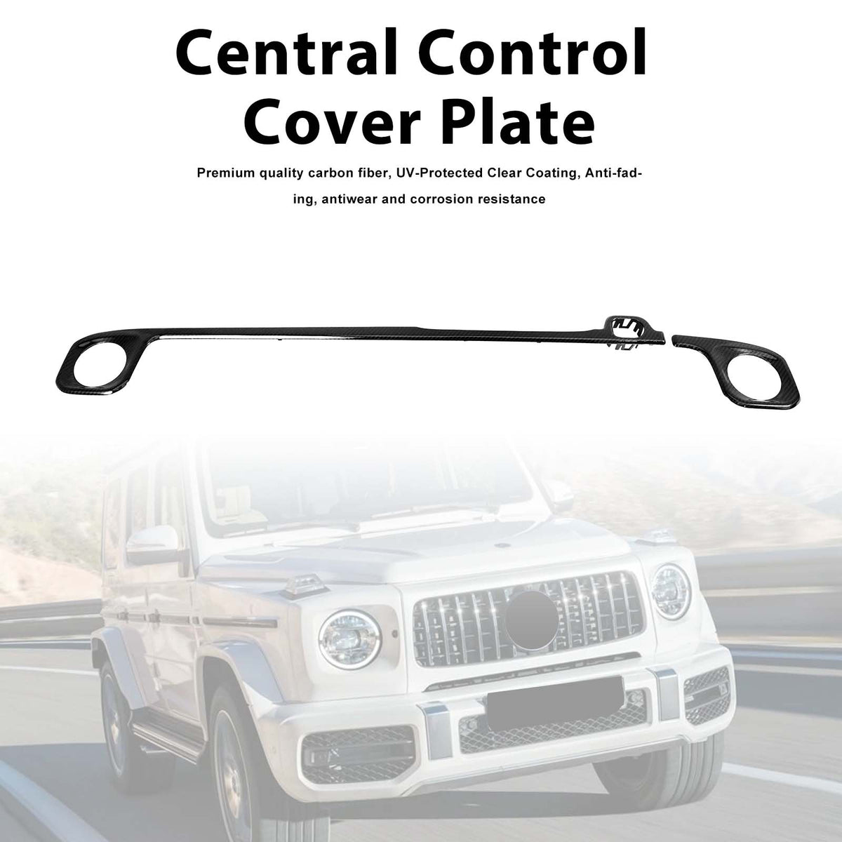 2019-2023 Mercedes Benz G-Class W464 W463A Carbon Fiber Central Control Cover Generic