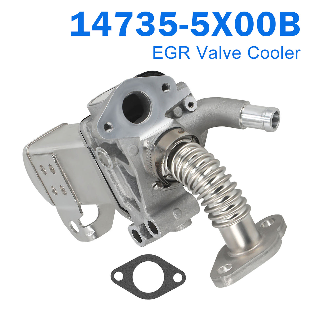 2004-2018 Nissan Np300 Navara D40 2.5 Dci EGR Valve Cooler 147355X00A 14735-5X00B Generic