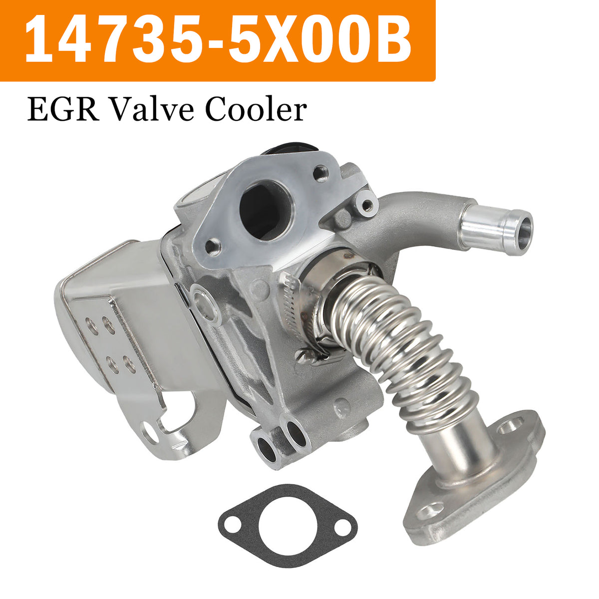 2010-2012 Nissan Pathfinder R51 2.5 dCi 4WD SUV EGR Valve Cooler 147355X00A 14735-5X00B Generic