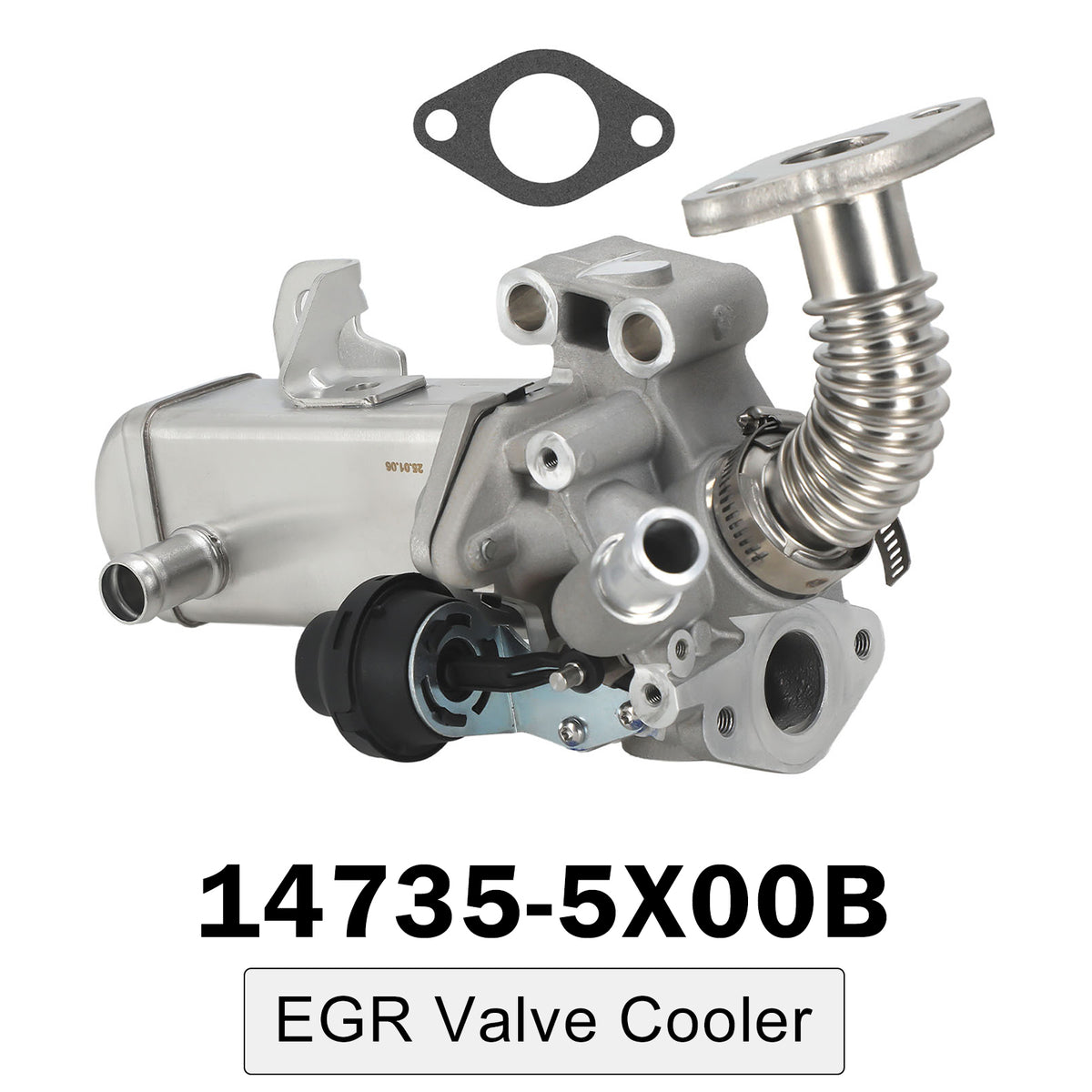 2004-2018 Nissan Np300 Navara D40 2.5 Dci EGR Valve Cooler 147355X00A 14735-5X00B Generic