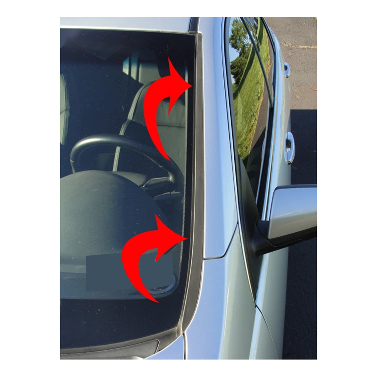 2006-2013 Holden VE Commodore 2PCS Left+Right Front Windshield Rubber Molding Trim 92172315 92212085 Generic