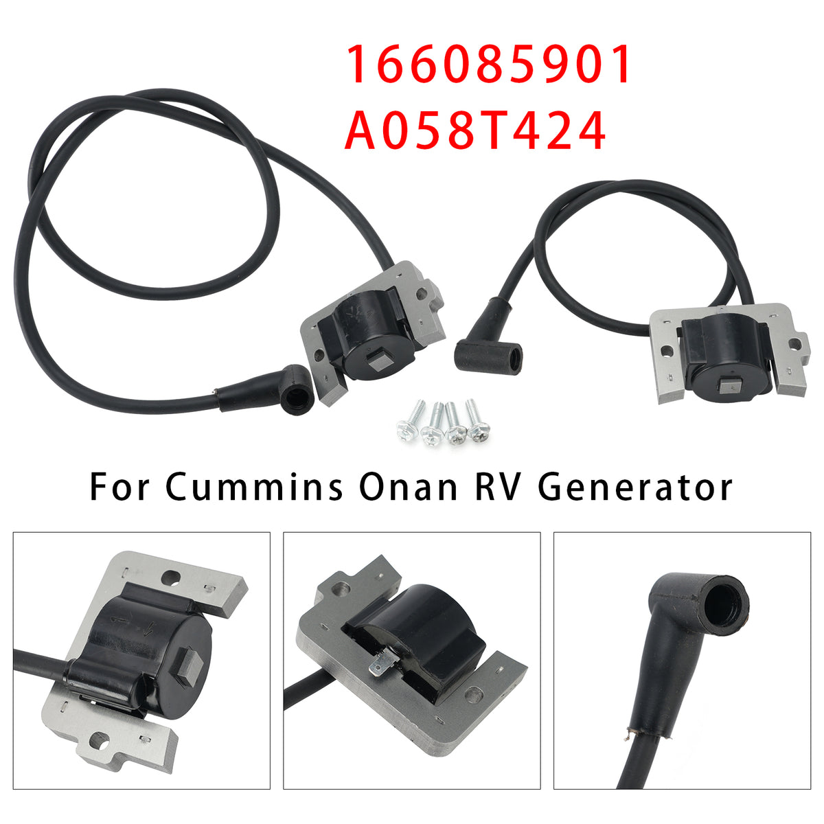 Cummins Onan RV Generator HGJAE Spec A-E 21" 30" Ignition Coil Pack A058T425 166-0859-01 Generic