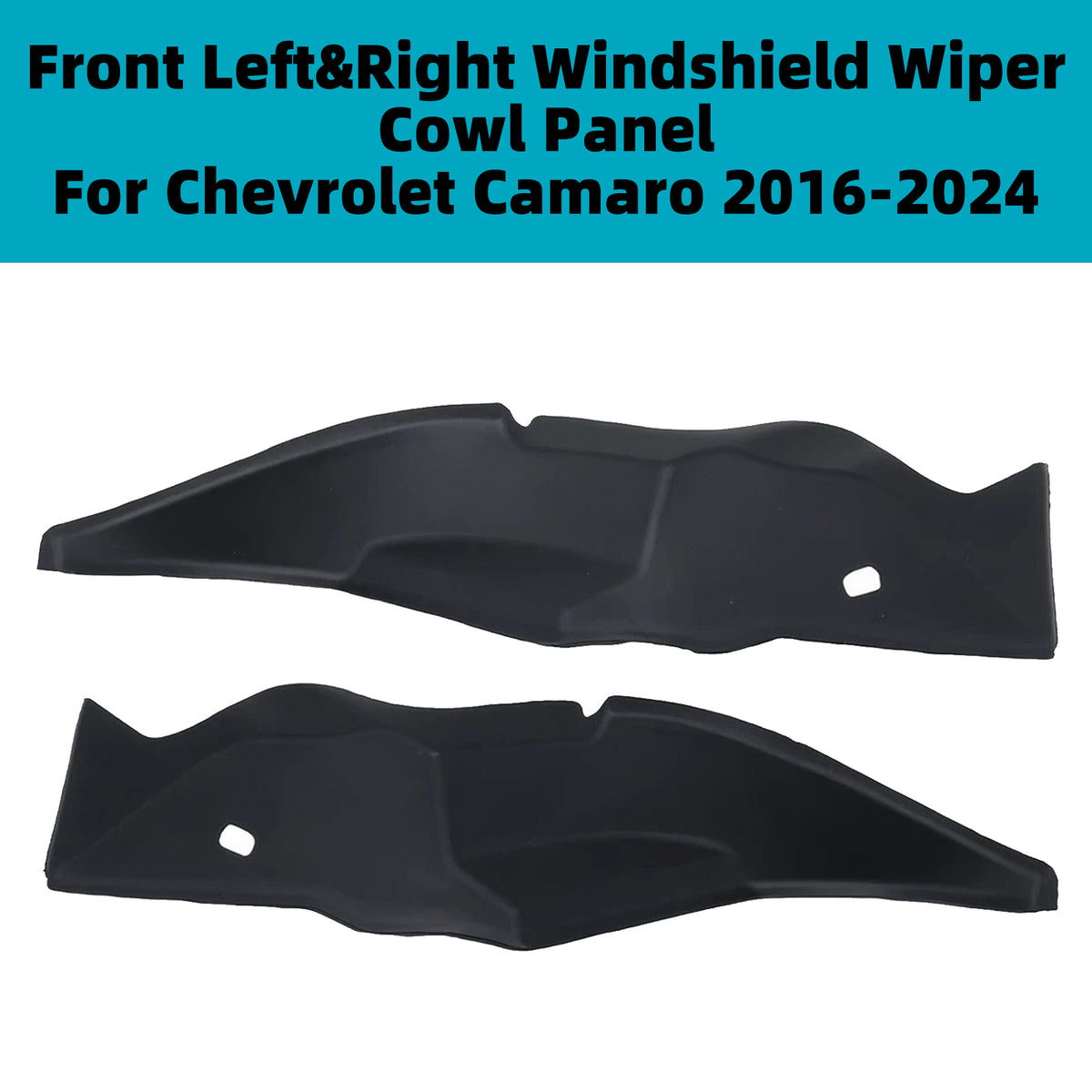 2016-2024 Chevrolet Camaro Front Left & Right Windshield Wiper Cowl Panel 84154466 84154467 Generic