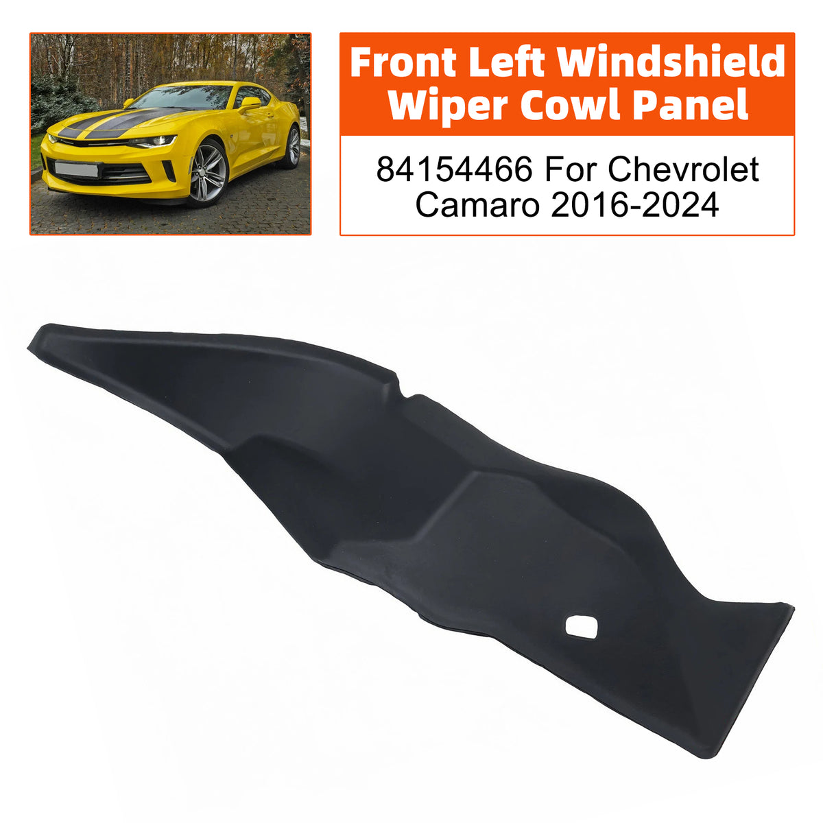 2016-2024 Chevrolet Camaro Front Left Windshield Wiper Cowl Panel 23334887 84054157 Generic