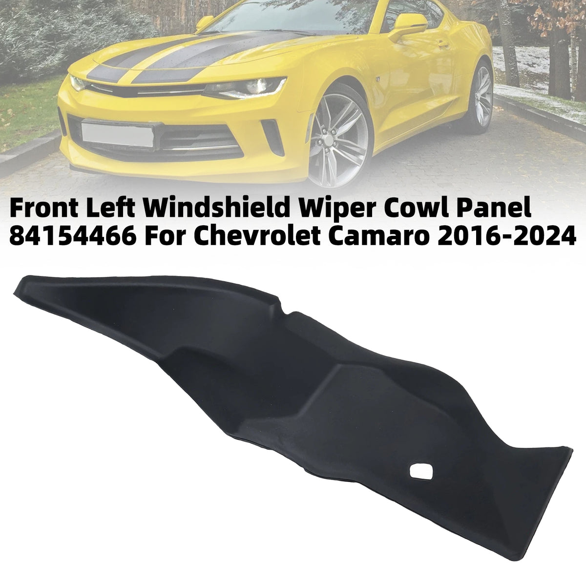 2016-2024 Chevrolet Camaro Front Left Windshield Wiper Cowl Panel 23334887 84054157 Generic