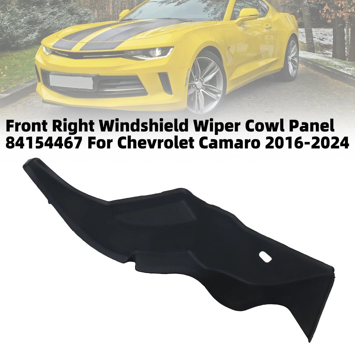 2016-2024 Chevrolet Camaro Front Right Windshield Wiper Cowl Panel 84054158 84154467 Generic
