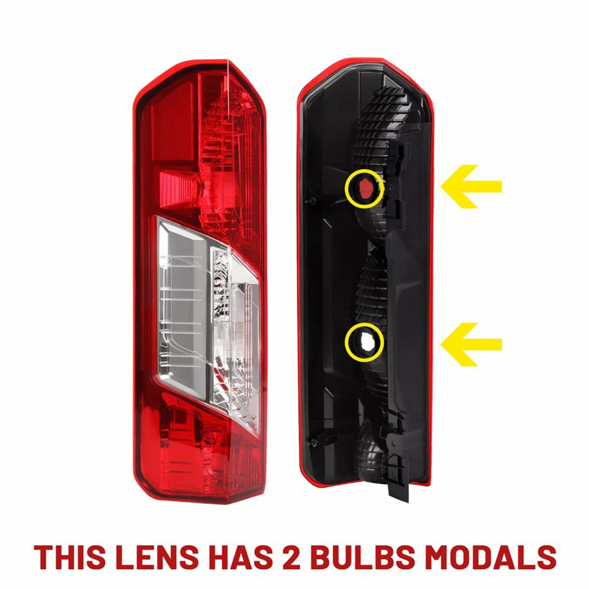 2015-2024 Ford Transit 150 Driver Left Side Rear Tail Light Lamp CK4Z-13405-G CK4Z-13405-C Generic