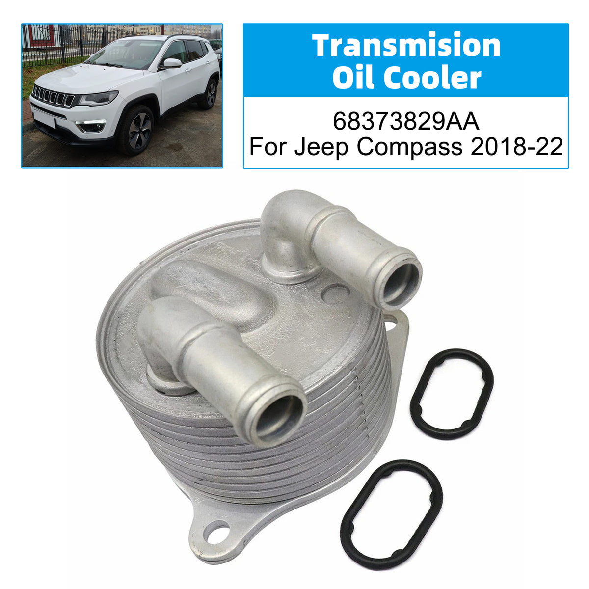 2018-2021 JEEP RENEGADE Transmission Oil Cooler 7089720 24148627861 Generic
