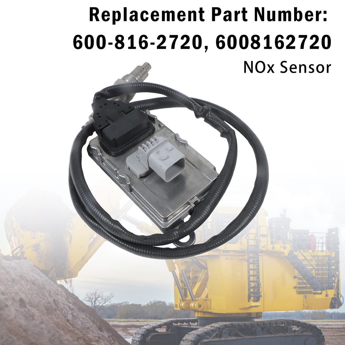 Komatsu Motor Graders GD655-6 Nitrogen Oxide NOX Sensor 4326766 600-816-2720 Generic